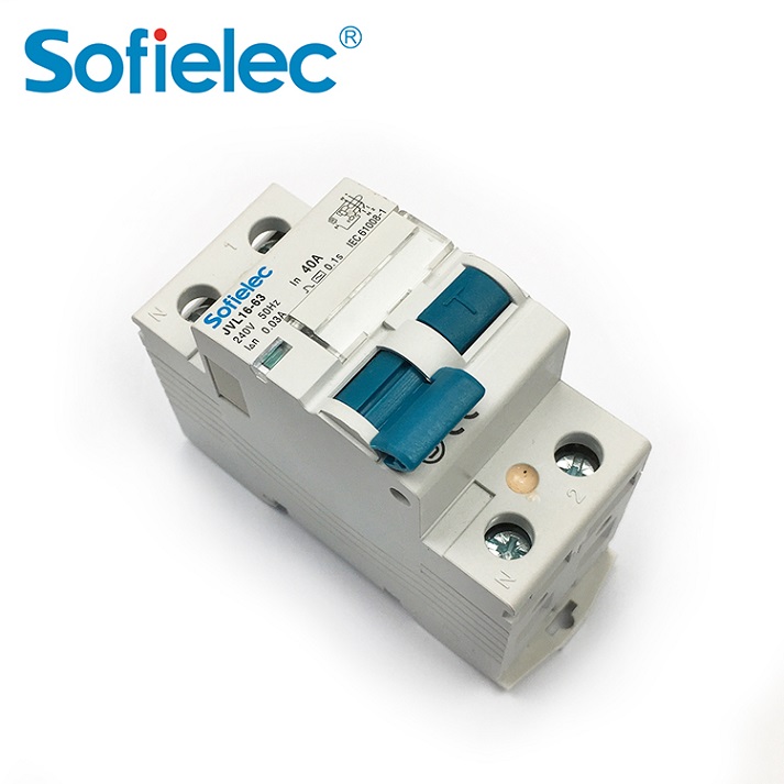 10kA JVL16-63 63A Rated current residual current rccb circuit breaker