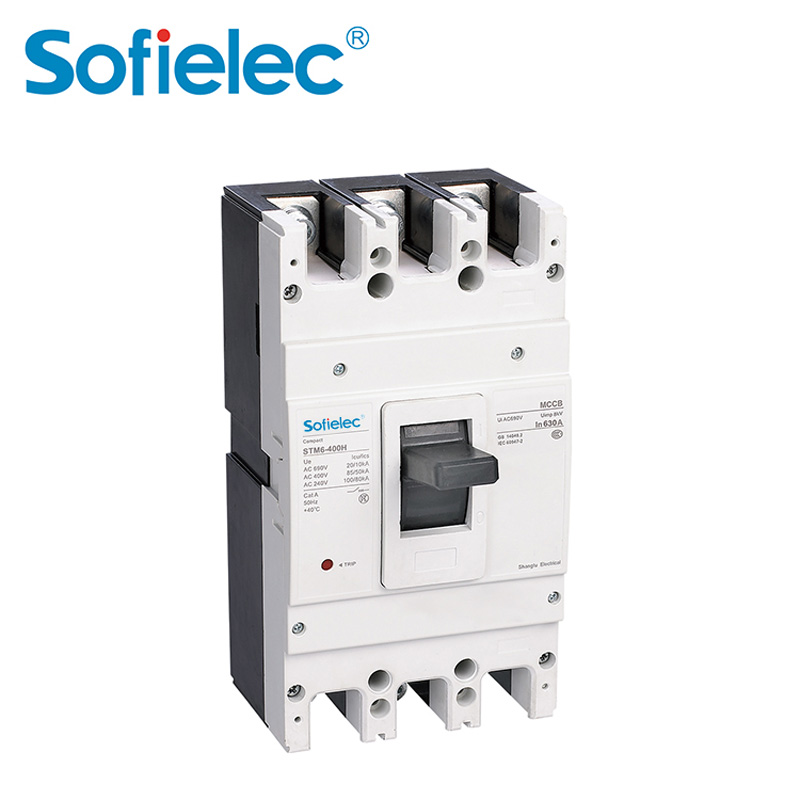 1250A Residual Current Operated mccb 3P 4P Circuit Breakers RCCB