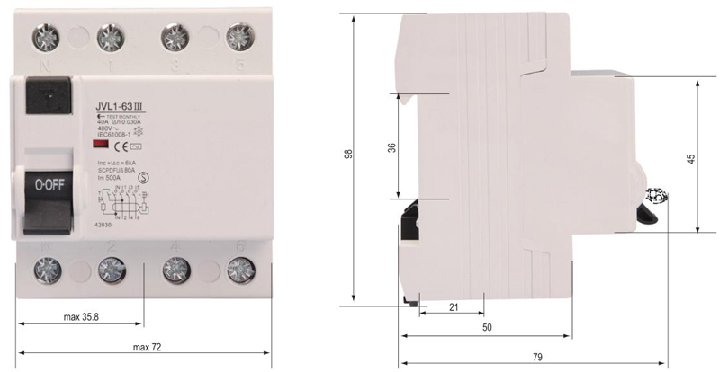 Overall & Installation Dimensions