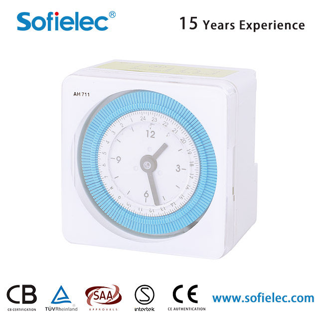 AH711 220V-240V 50Hz Mechanical Programmable Analogue Time switch