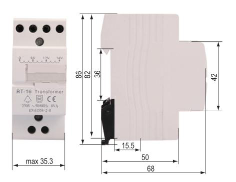 Overall & Installation Dimensions