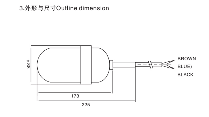 Outline dimension