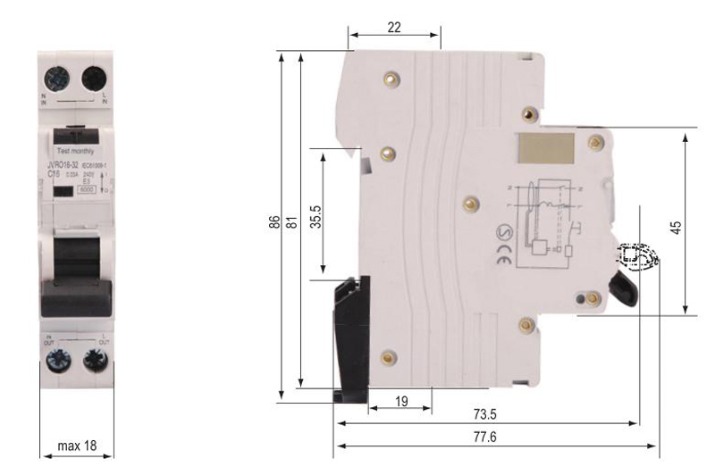 Overall & Installation Dimensions