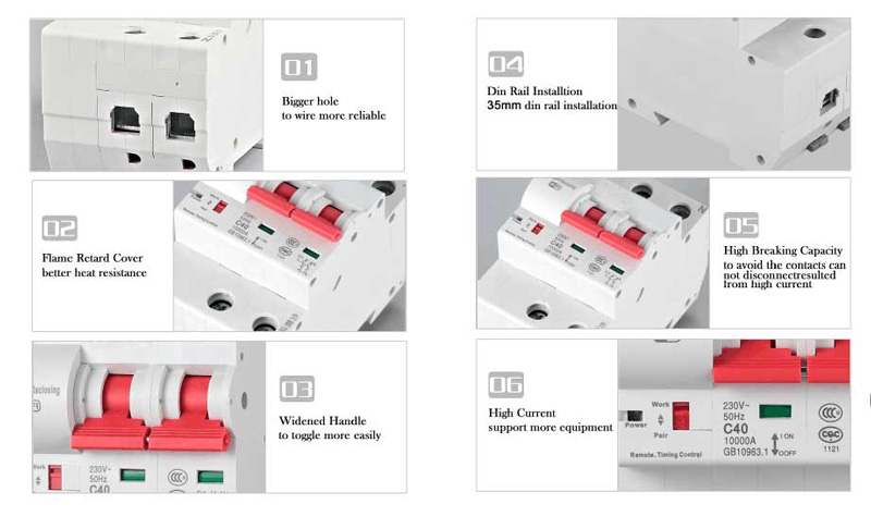 Smart High Technology Series Circuit Breaker WIFI MCB