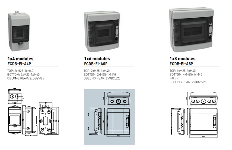 FCD-EI-A4P,FCDB-EI-A6P,FCDB-EI-A8P