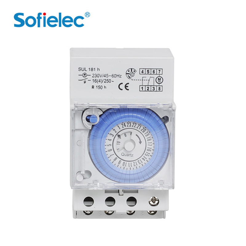 SUL 18 1h 220V-240V 16(4)A 24 Hours time switch