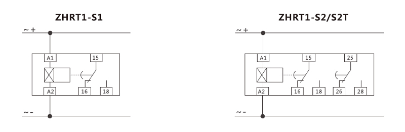 Wiring Diagram:ZHRT1-S1,ZHRT1-S2/S2T