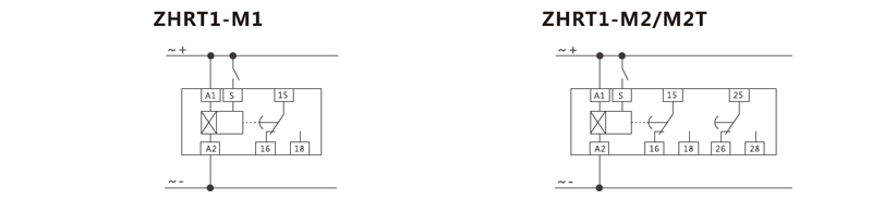 Wiring Diagram:ZHRT1-M1,ZHRT1-M2/M2T