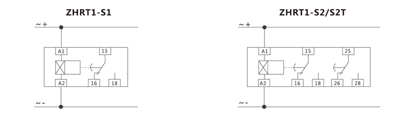 Wiring Diagram:ZHRT1-S1,ZHRT1-S2/S2T