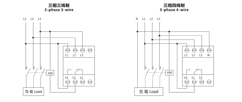 三相三线三相四线