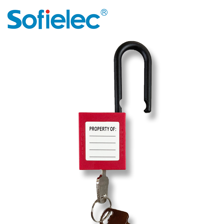 Engineering safety padlock steel shackle padlock