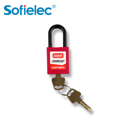 Engineering safety padlock steel shackle padlock