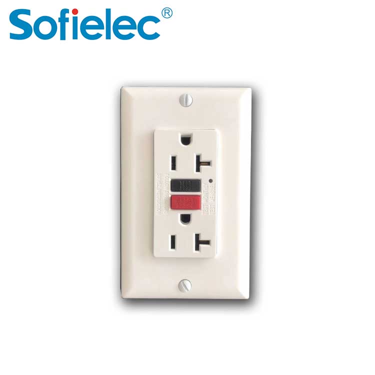 Sofielec Ground fault leakage protection socket GFCI